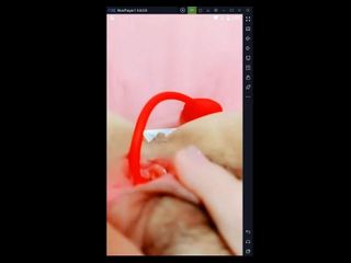 Vibratore sextoy app dal vivo ragazza asiatica
