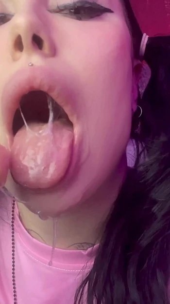 Thrilling moment from "This HUGE COCK splattered me with CUM, A LOT of CUM on my face and huge boobs"