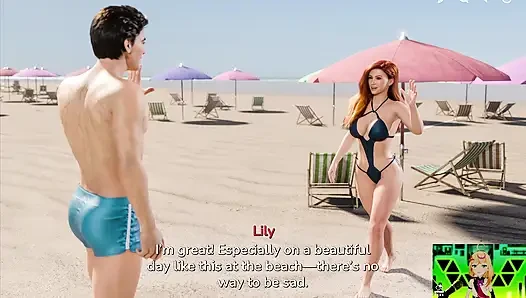 Lily yavaş, şehvetli bir saksoyla onu tatmin ediyor