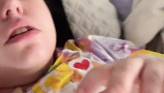Feral BBW MILF Masturbates in Nightie