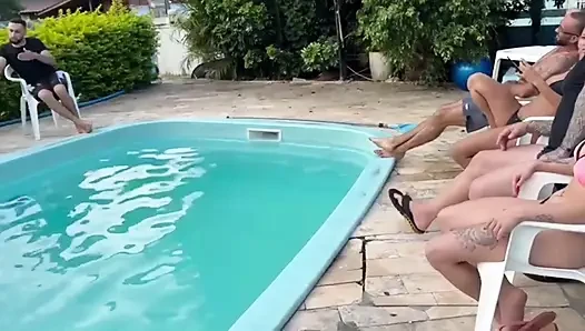 I Had Sex with the Married Man Behind His Wife's Back at the Pool Party.
