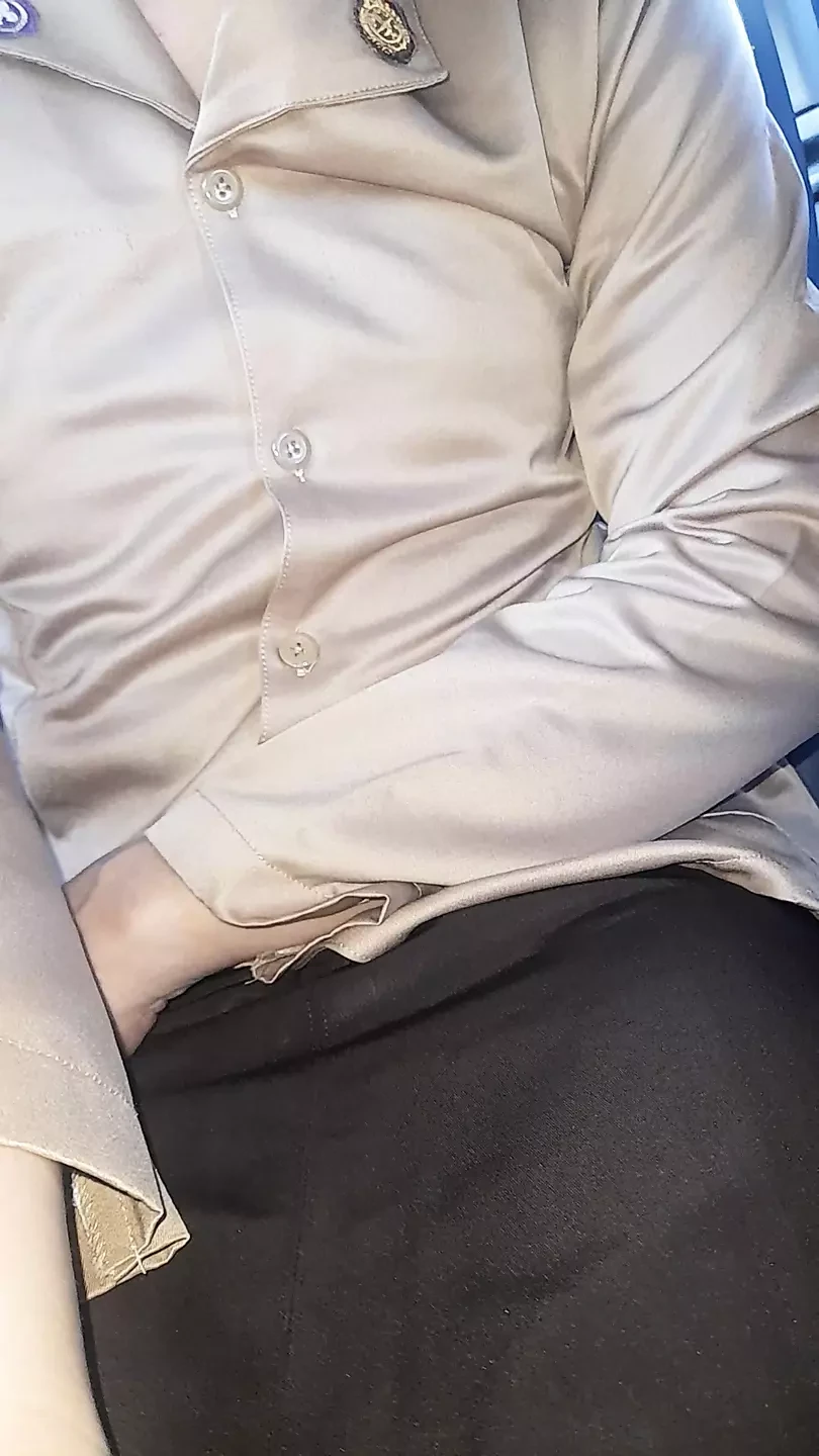 Crossdressing Masturbating Wearing Woman Shiny School Uniform Seragam Pramuka