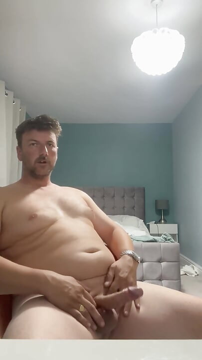 Horny Daddy Wanks and Fingers Arse