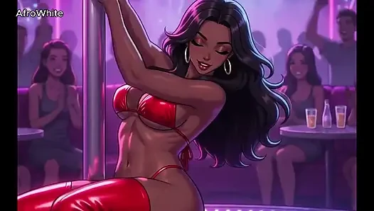 AI generated Hentai animated anime cartoon of a honey big boobs slim british curvy student  fucking her crush raw, no condom