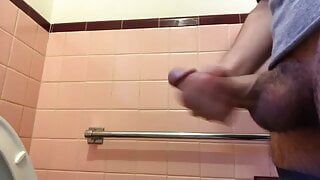 Desperately Needed to Drain My Swollen Balls - Public Bathroom