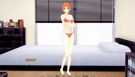 Fantasy Date - Fantasy Date - Undressing the Beautiful Nami from One Piece