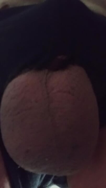 My big balls is outside my underwear