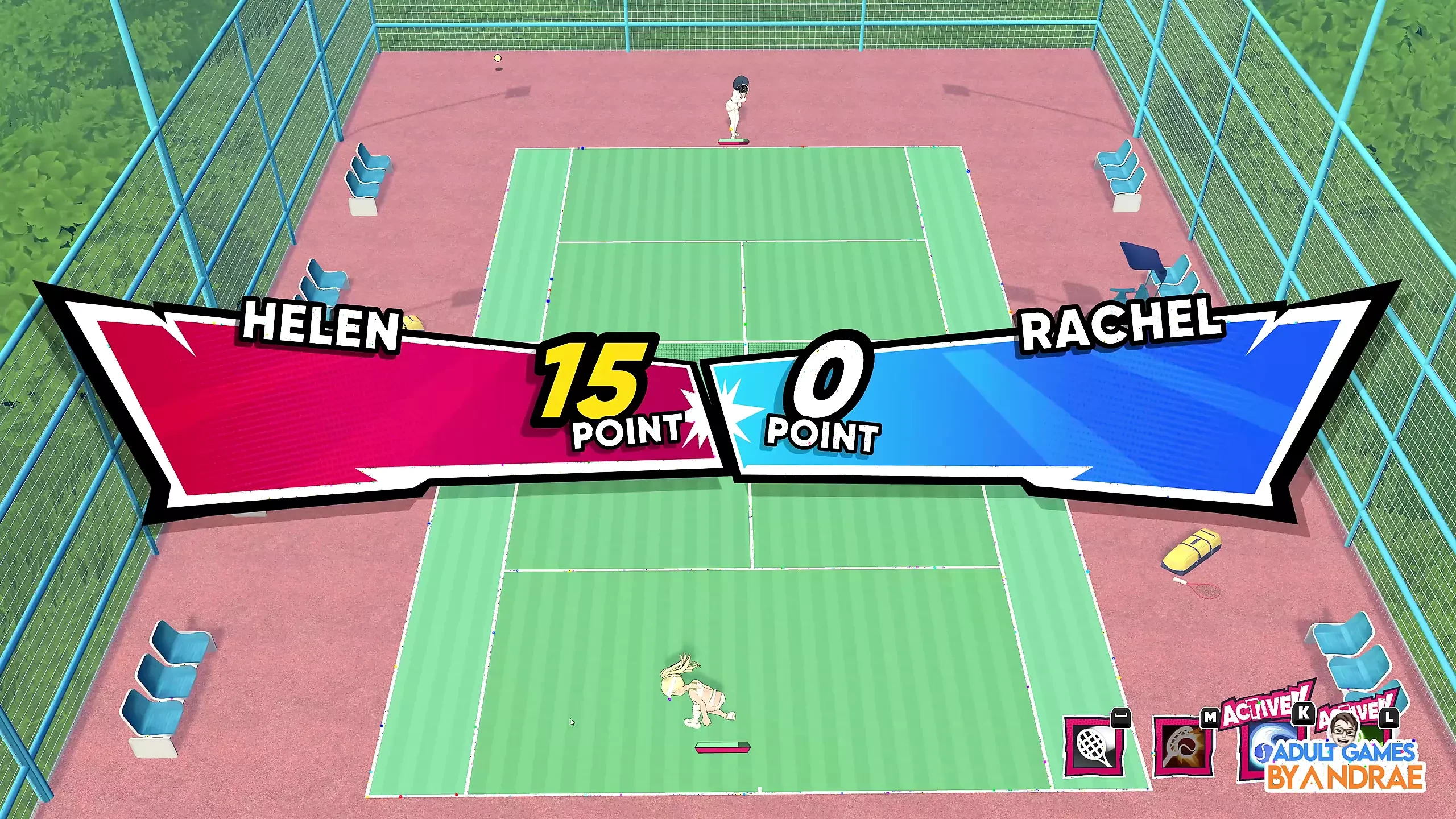 Ep11: Billie ve Helen ile hentai sahneleri - akademi aşkı efsanesi: tenis melekleri eski