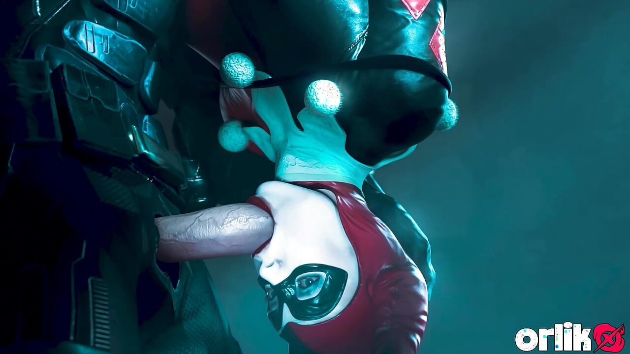 Harley Quinn suce et baise Batman après une vilaine profitable - animation 3D passionnée