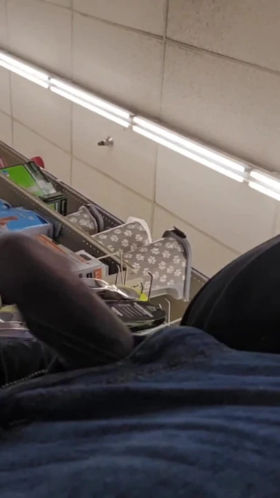 Must-see moment from "Black Jerks Off in Store for All to See!"