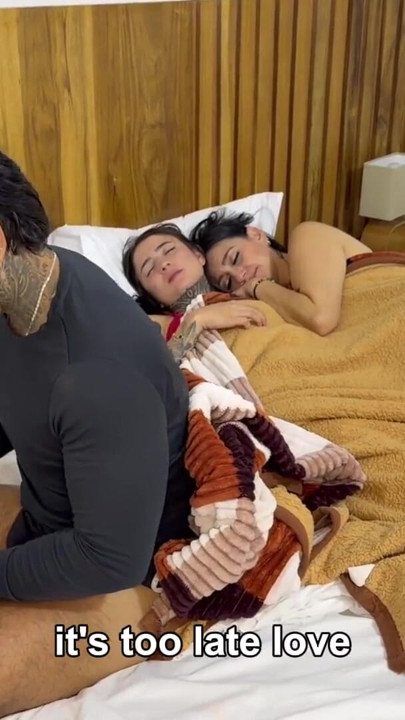 I manage to convince my best friend to fuck right next to her husband | Clip 3