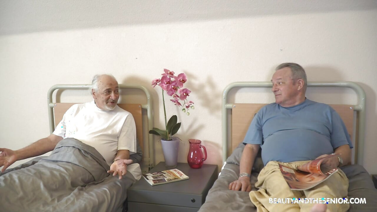 Time for your Pill, Grandpa! Nurse Nana Garnet at BeautyAndTheSenior