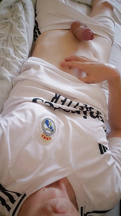 Boy in a Football Uniform