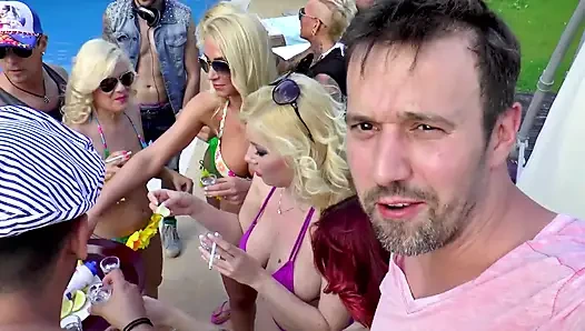 Titus Pool Party 2 - Wet Sluts Get Fucked Hard in the Pool Orgy