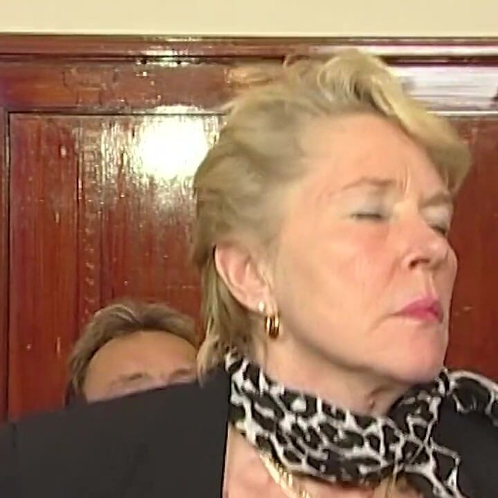 Mature Blonde Judge Deepthroats and Rides Thick Cock in Court