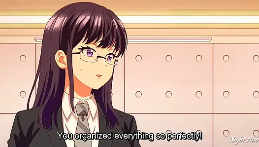 He made a hard cumshot on her face