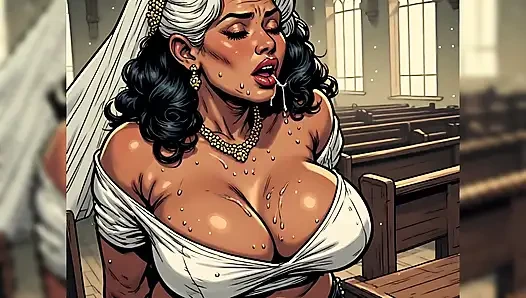 Sexy indische frauen in der kirche (ai art)