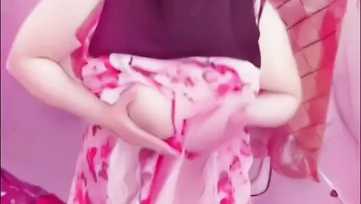 Verschleierte arabische göttin, sexy bauchtanzen, striptease, arabische hentai-anbetung