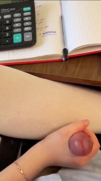 SCHOOLGIRL HANDJOB CLASSMATE UNDER THE TABLE: The Class I Will Remember | Clip 1