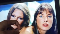 Brigitte bardot a jane birkin stříkají na počest