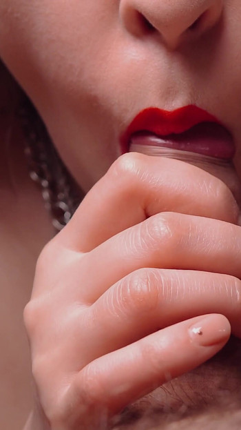 Must-share moment from "Gentle handjob and close-up blowjob from a cute girl with braces"