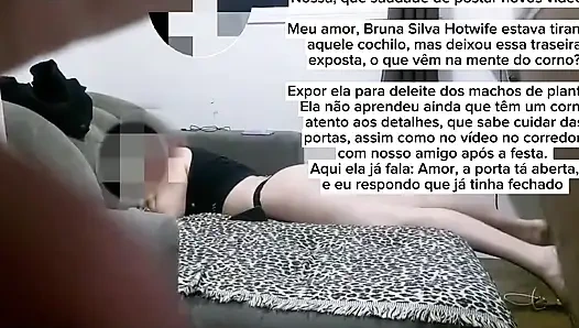 Bruna Silva ateşli evli kadın geri döndü