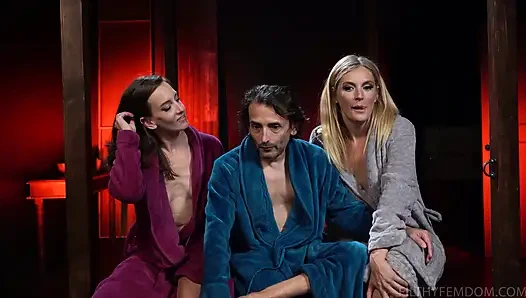 Коллективное до и после съемки интервью с Участием Mona Wales, Микки Мод, Kino Payne, Элиз Грейвз