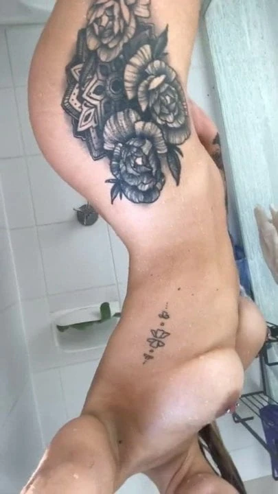 Perfect girl in shower