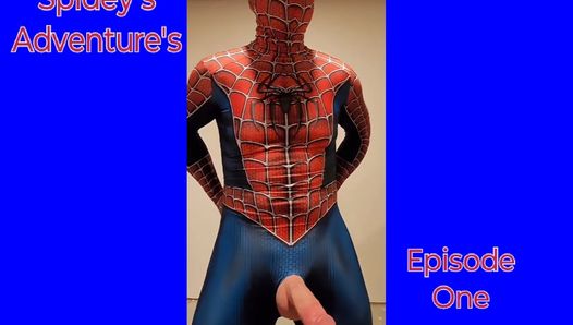 Cosplay Spidermans grote pik en grote cumshot Spidey's avonturen aflevering 1