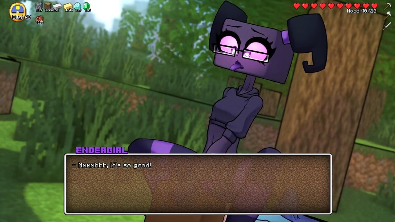 Minecraft horny craft - parte 14 - Figa endergirl di Loveskysanhentai