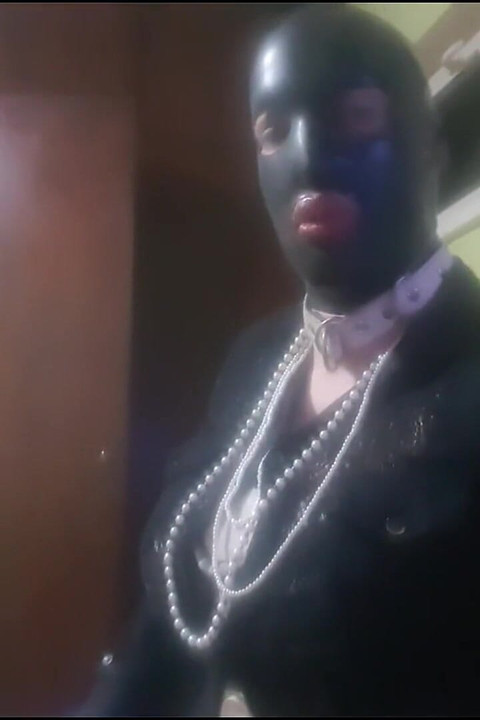 Latex Sissy with a Surprise