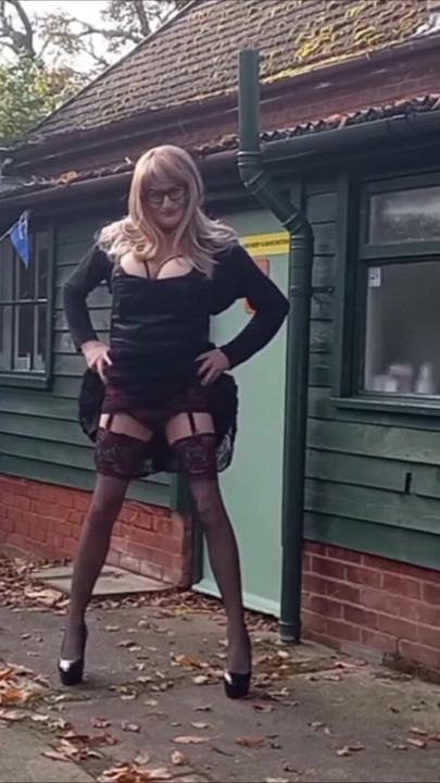 Emotional moment from "Gina Crossdressed and Showing Off"