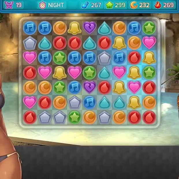 Huniepop 2 - Întâlnire dublă - partea 13 doamne atât de excitate în lenjerie de Loveskysan