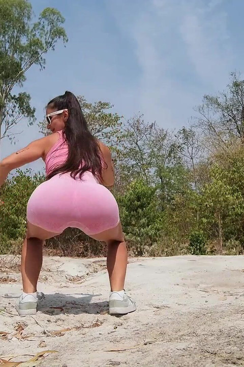 Workout Squats and Jumping in Park