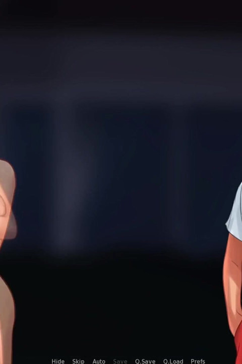 My milfy stepmom with big tits and big ass wants to feel my giant dick inside her. (Summertime Saga - Debbie - 2)