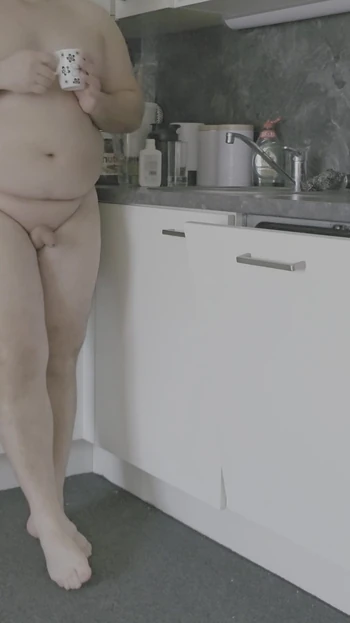 Stunning moment from "Little fat cock and morning coffee"
