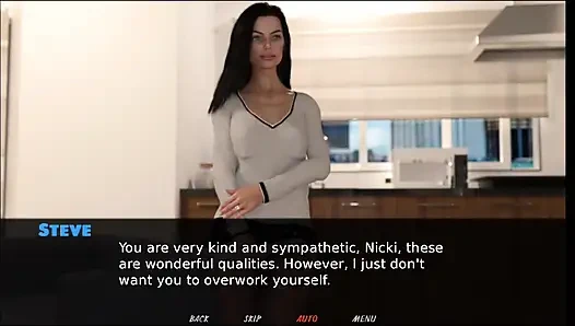 Game seru #3 nicole ngocok kontol steven di luar ruangan... Steven ngentot Nicole di atap.