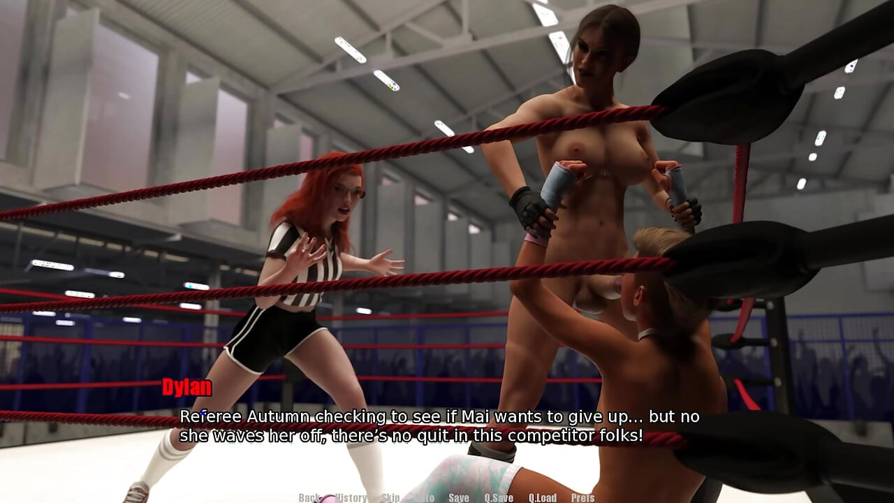 hand job when watch wrestling