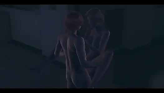 Hentai Uncensored 3D - Erica, Sofi and Sam Sex in the Halls of the Student Residence - Japanese Asian Manga Anime Film Game Porn