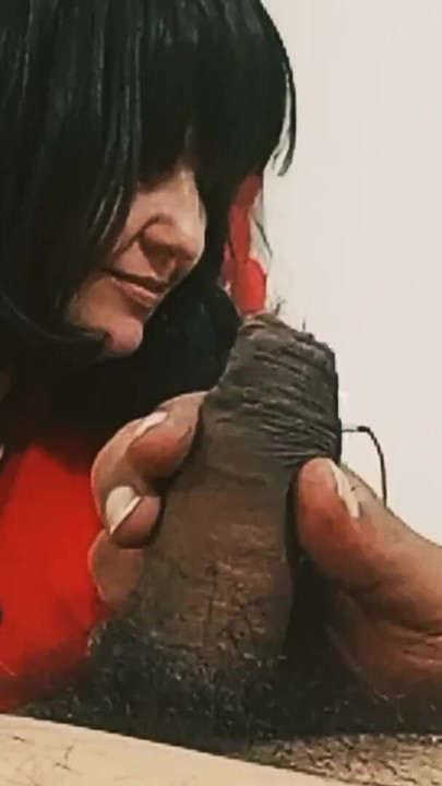 Thrilling moment from "Beautiful Sexy housewife Needs Cash"