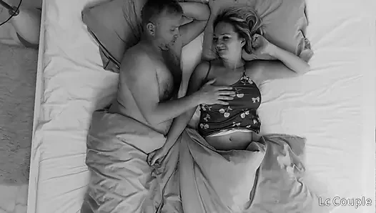 Spät in der nacht löffel-sex mit meiner ehefrau