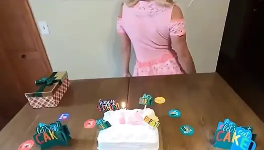 Sweet Teen Celebrates Her 18th Birthday with Her Stepfather