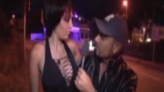 Kenza analfucked by Stefano in a nigth club