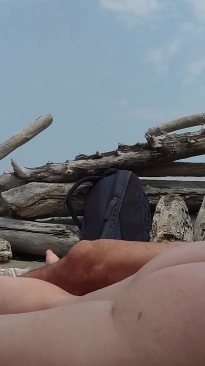 Spectacular moment from "Pussy Dick flashing in Public beach Squirting and Cumshot with Intense Orgasm in Front of Everyone"