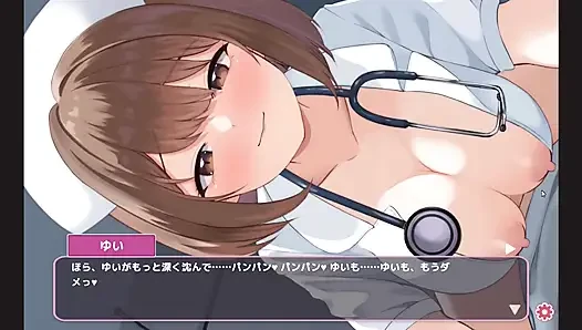 Хентай игра - шаловливая медсестра скачет на хуе - Sakusei Shinsatsu