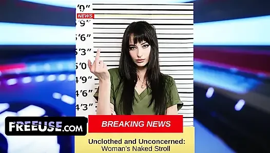 Unbefriedigte Lana smalls geht nackt die straßen, bis johnny palms sie erwischt