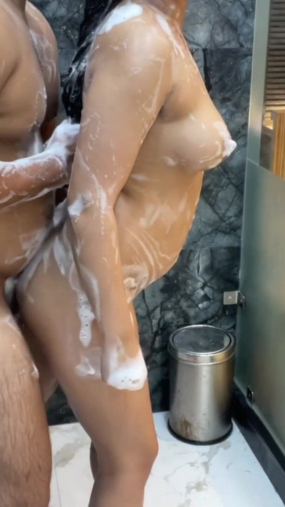 Spectacular moment from "Husband Wife Shares Bathroom While Bathing and Do Best Doggystyle"