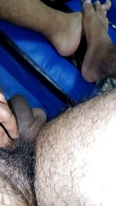 Naked Watching a Movie