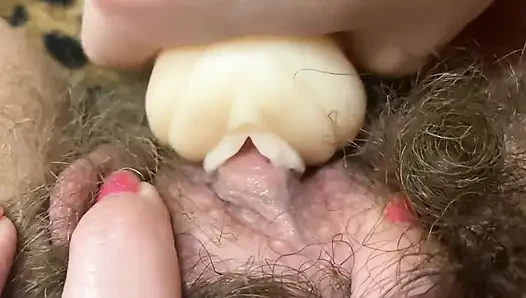 Hardcore-klitoris-orgasmus nahaufnahme