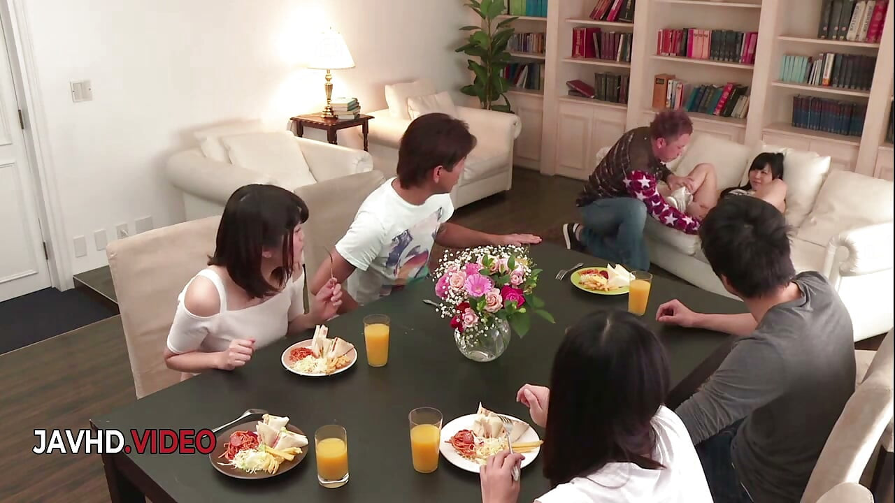 Japanese Teens Take a Proper Creampie in Hardcore Group Sex